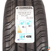 225/55 R17 104 109/107H Summer tires Continental ContiVanContact 200