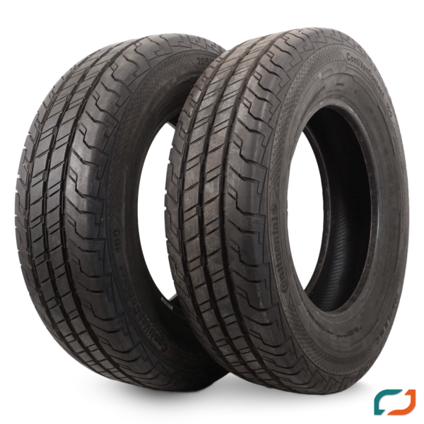 2x 205/75 R16C 113/111R Sommerreifen Continental ContiVanContact 100 DOT23 9mm