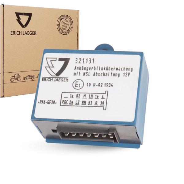 ERICH JAEGER Anhänger Steuergerät 321131 Blinküberwchung Trailer Modul 12V ECU