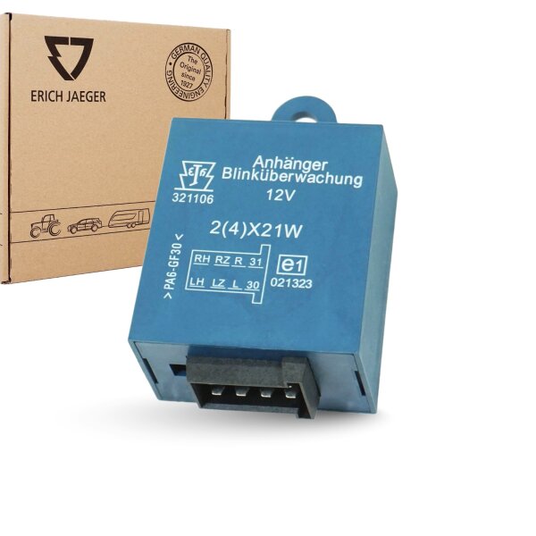 ERICH JAEGER Anhänger Steuegerät Blinküberwachung Relais 21W 321106 Blinkmodul