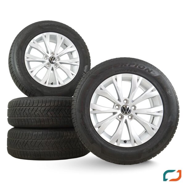 Original VW Tiguan AD1 Winterräder Montana Pirelli Seal 215/65 R17 99H 5NA601025