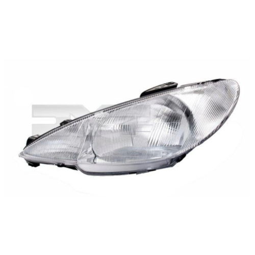 TYC Halogen Headlight Left for Peugeot 206 20-5760-65-2