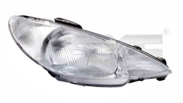 TYC Halogen Scheinwerfer rechts für Peugeot 206 20-5759-65-2