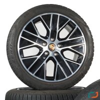 Original Porsche Taycan Turbo Aero Winterräder Winterreifen 20 Zoll Felgen RDKS
