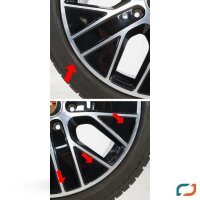 Original Porsche Taycan Turbo Aero Winterräder Winterreifen 20 Zoll Felgen RDKS