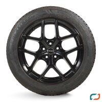 Winterräder Skoda Superb 3T VW Touran 1T Winterreifen Borbet 215/55 R17 98V
