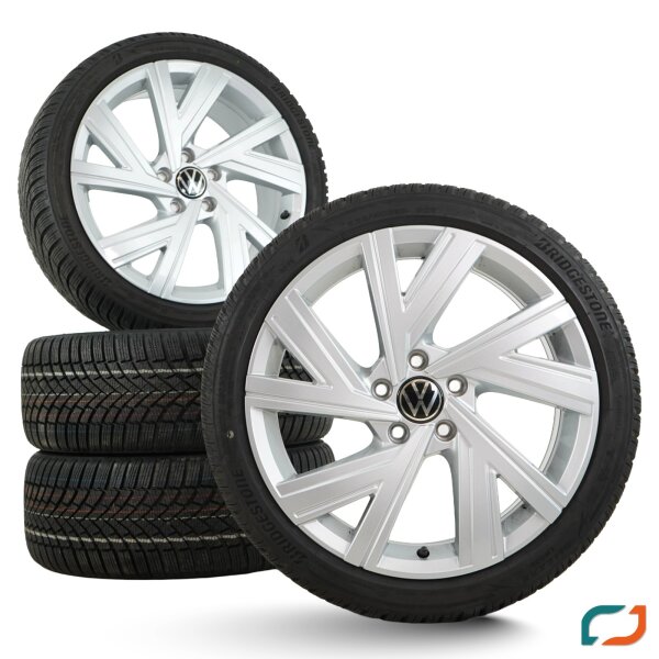 Original 18 Zoll Winterräder VW Golf 8 VIII Bergamo Winterreifen 225/40 R18 92V