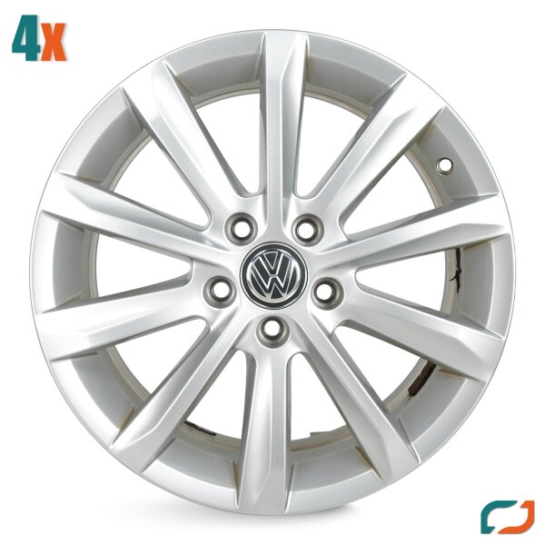 4x Original VW Passat 3G B8 Felgen Alufelgen 17 Zoll Helsinki 3G0601025C