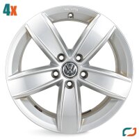 4x Original VW Tiguan 5N AD1 Alufelgen Corvara 5NA071497...