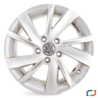 4x Original VW Golf 8 Gavia Alufelgen Felgen 5H0071496 16 Zoll 6,5x16 ET46