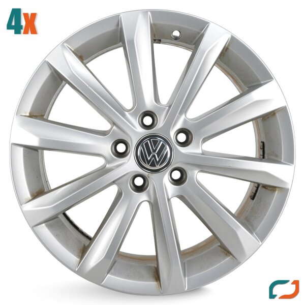4x Original VW Passat 3G B8 Alufelgen Felgen Helsinki 3G0601025C 6,5x17 17 Zoll