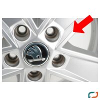 4x Original Skoda SuperB Octavia Yeti Alufelgen Felgen 5E0601025M 16 Zoll 6x16