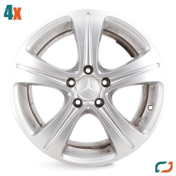 4x Original Mercedes-Benz Alufelgen 7.5Jx17 ET40 A2134011200 E-Klasse W213 S213