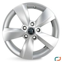 4x Original Skoda Karoq NU7 Alufelgen Felgen 16 Zoll 6x16 ET43 57A601025S-T