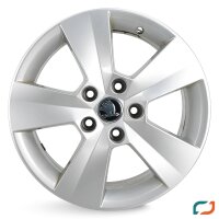 4x Original Skoda SuperB 3V Alufelgen Felgen 16 Zoll 6,5x16 ET41 5x112 3V0601025