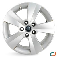 4x Original Skoda SuperB 3V Alufelgen Felgen 16 Zoll 6,5x16 ET41 5x112 3V0601025