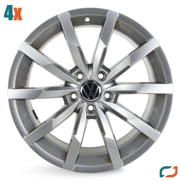 4x Original VW Passat 3G B8 Alufelgen Felgen Monterey 18 Zoll 8x18 3G0601025Q