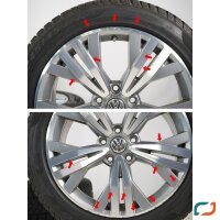 Original VW Passat 3G B8 Kalamata Winterräder Winterreifen 245/45 R18 96V RDKS