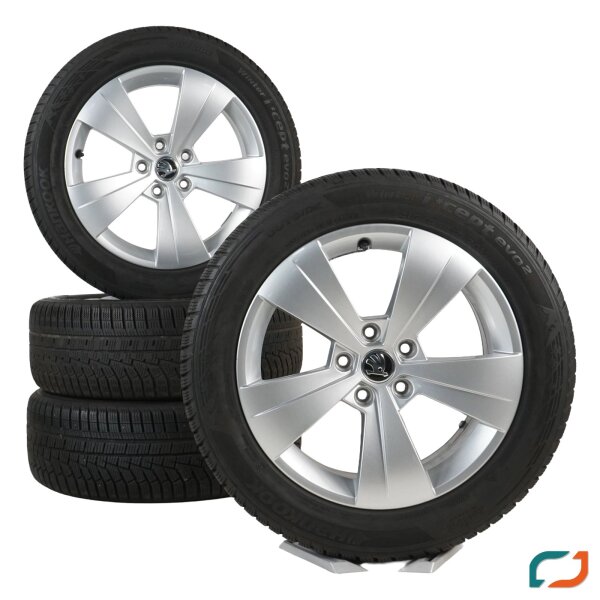 Original Skoda SuperB 3 Winterräder Winterreifen 215/55R17 98V 3V0601025A 17Zoll