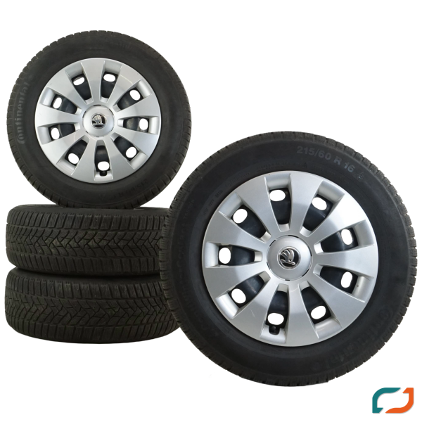 Original Skoda SuperB III 3V Winterräder Winterreifen 16 Zoll 215/60 R16 99H