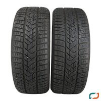 2x 245/45 R18 96V Winterreifen Pirelli Sottozero 3 DOT2x 4423 1x 6,9mm 1x 6,1mm