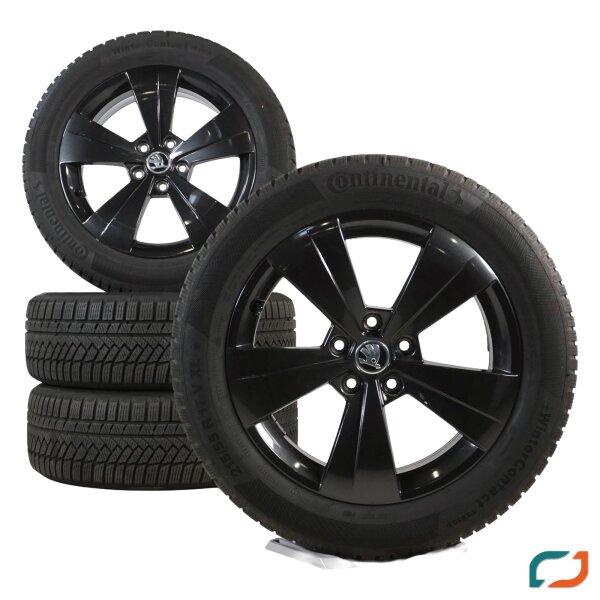 Original Skoda SuperB 3 Winterräder Winterreifen 3V0601025A 215/55 R17 98V