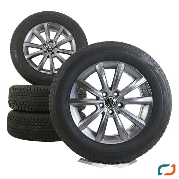 Original VW Tiguan 2 AD1 Winterräder Winterreifen Merano 215/65 R17 103H GRAU