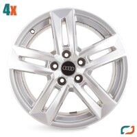 4x Original Audi A4 8W B9 Felgen Alufelgen 8W0601025P 17...
