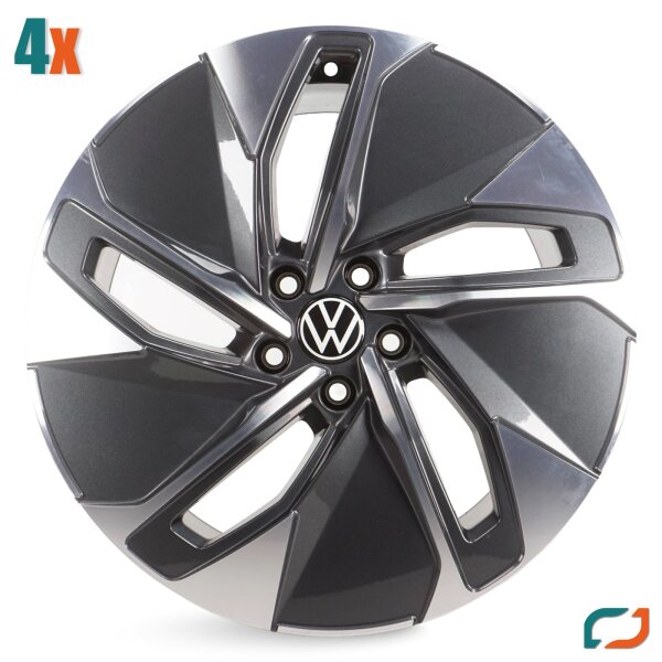 4x Original VW ID.4 ID.5 Alufelgen Hamar 19 Zoll 11A601025M Felgen