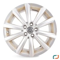 4x Original VW Polo 2G Alufelgen Merano Felgen 2G0071496 6x16 ET45 16 Zoll