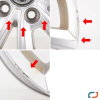 4x Original VW Polo 2G Alufelgen Merano Felgen 2G0071496 6x16 ET45 16 Zoll