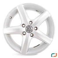 4x Original Alufelgen VW Golf 7 Aspen Felgen 16 Zoll 5G0071496 6x16 ET48