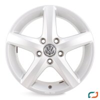 4x Original Alufelgen VW Golf 7 Aspen Felgen 16 Zoll 5G0071496 6x16 ET48