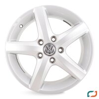 4x Original Alufelgen VW Golf 7 Aspen Felgen 16 Zoll 5G0071496 6x16 ET48