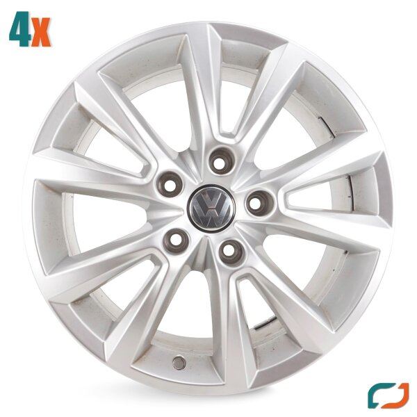 4x Original VW Touareg 7P Karakum Alufelgen Felgen 18 Zoll 8x18 7P6601025C