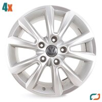 4x Original VW Touareg 7P Karakum Alufelgen Felgen 18...