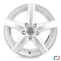 4x Original VW Golf 7 Aspen Alufelgen Felgen 16 Zoll 5G0071496 6x16 ET48