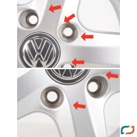 4x Original VW Golf 7 Aspen Alufelgen Felgen 16 Zoll 5G0071496 6x16 ET48