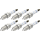 6x BOSCH Zündkerze FLR8LDCU 0242229654 Audi VW Skoda Opel Fiat Renault Chevrolet