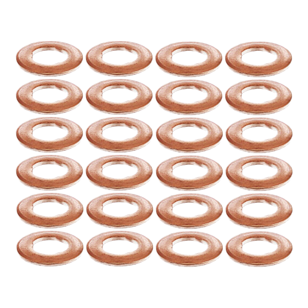 24x ELRING Dichtring Düsenhalter Einspritzdüse Dichtung Kupfer 924.867