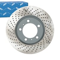 SEBRO Bremsscheibe Vorne 330mm links für Porsche 991...