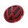 Original VW Golf 7 Polo T-Roc Emblem Heckklappe rot lasiert 5G0853630