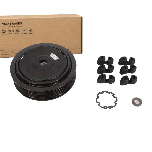 Original VW Audi Riemenscheibe Kupplung 8K0260810E Klimakompressor Magnetkupplung