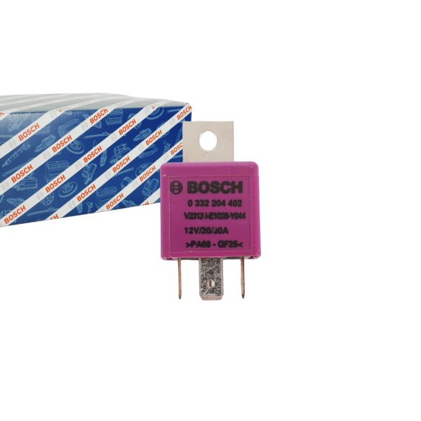 BOSCH Relais 12V 20/30A Steuerrelais 0332204402