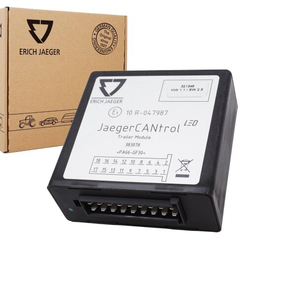 ERICH JAEGER Anhängersteuergerät 321346 CANtrol LED HW1.1 SW2.9