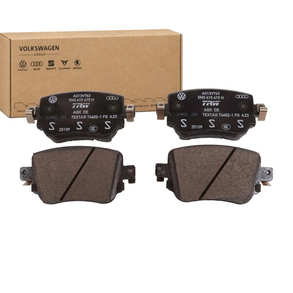 Original VW Bremsbelagsatz 7N0698451C Bremsklötze Hinterachse