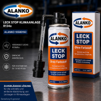 ALANKO Leck Stop Klimaanlage R134a  Kondensator...