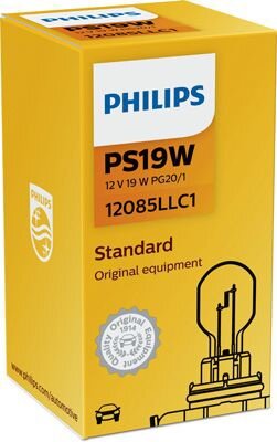 Glühlampe PS19W Audi Nissan Seat Skoda VW PHILIPS 12V 19W PG20/1 12085LLC1