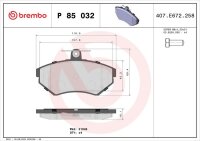 Bremsbeläge Bremsklötze vorne für VW Seat...