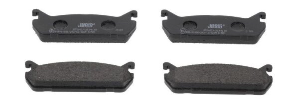 Bremsbeläge Bremsbelagsatz hinten Mazda Suzuki Daihatsu Ford JURID 572163J